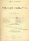 [Gutenberg 16018] • The Black Prophet: A Tale Of Irish Famine / Traits And Stories Of The Irish Peasantry, The Works of / William Carleton, Volume Three